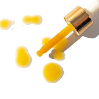 deep yellow oil colour texture of face oil