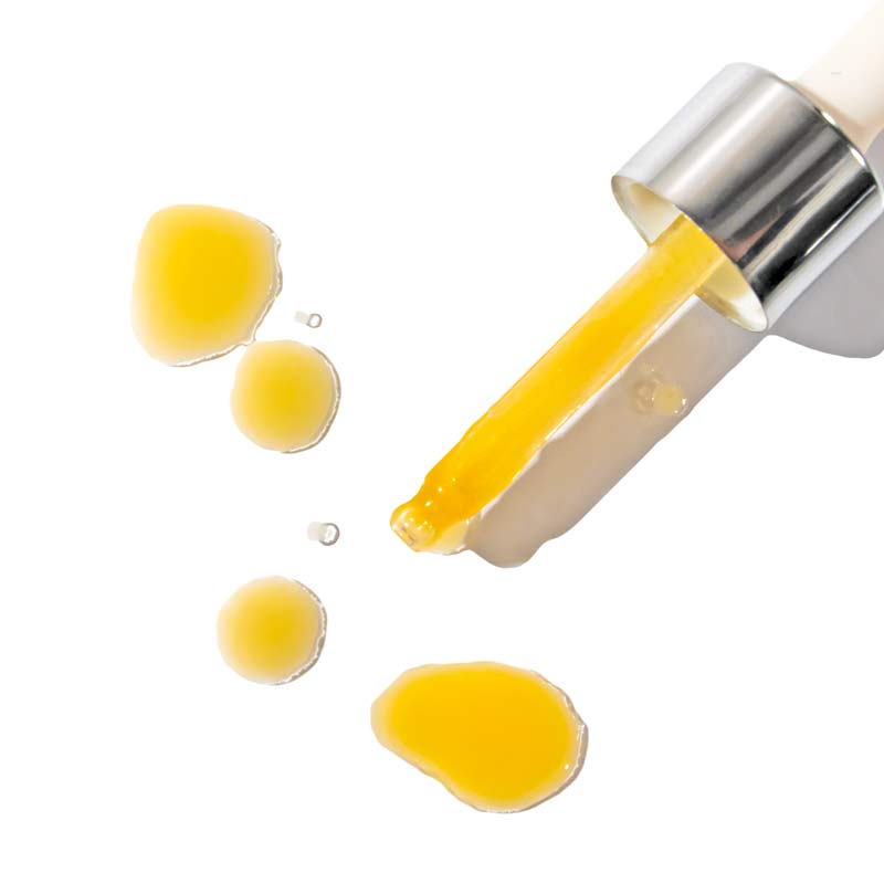 Geranium yellow oil texture
